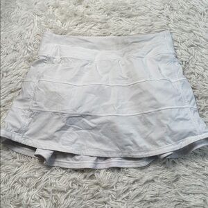 Lululemon Pace Rival Skirt (Tall) *4-way Stretch 15" White